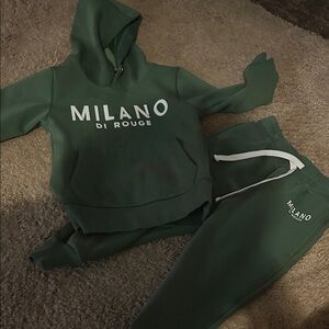 Milano Di Rouge Forest Green Tracksuit